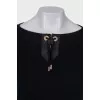 Navy blue T-shirt