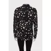 Black print shirt