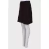 Brown wool skirt