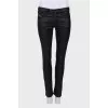 Low rise black jeans