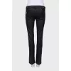 Low rise black jeans