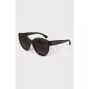 Dark brown print sunglasses