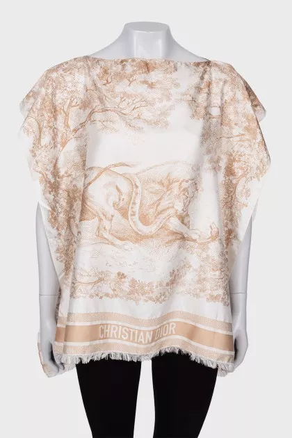 Loose top in print