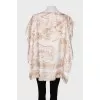 Loose top in print