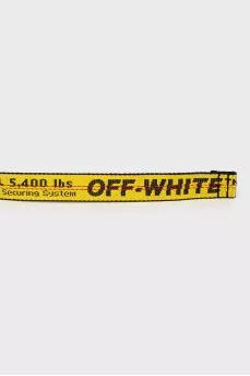 Yellow textile belt