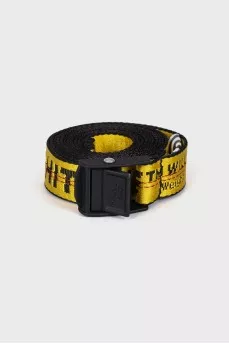 Yellow textile belt