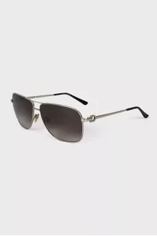 Brown aviator sunglasses