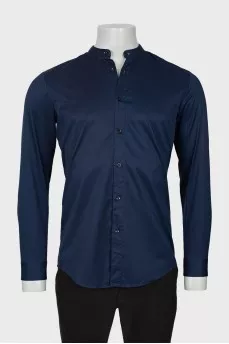 Navy blue men's shirt