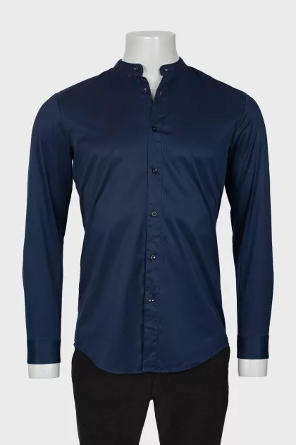 Navy blue men's shirt