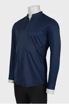 Navy blue men's shirt
