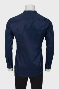 Navy blue men's shirt