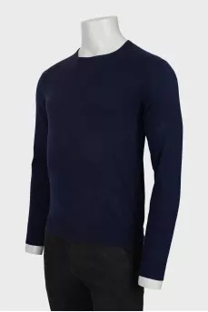 Blue men's jumper