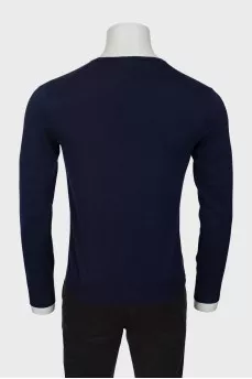 Blue men's jumper