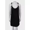 Black mini dress with straps