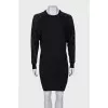 Wool mini dress with tag