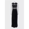 Black maxi dress