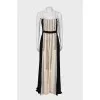 Two tone maxi dress