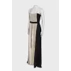 Two tone maxi dress
