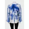 Loose fit blouse in print