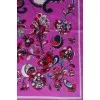 Scarf in a combined color in print