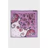 Scarf in a combined color in print