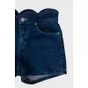 Blue denim shorts