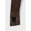Leather mittens with tag