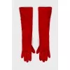 Long suede gloves