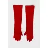 Long suede gloves