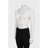Milky cropped cardigan