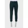 Men's green jeans