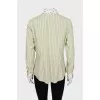 Light green printed shirt