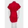 Red polka dot dress