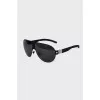 Black sunglasses mask