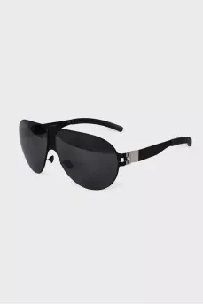 Black sunglasses mask