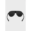 Black sunglasses mask