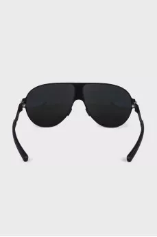 Black sunglasses mask