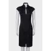 Black short sleeve dress