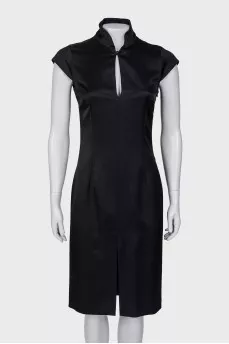 Black short sleeve dress