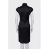 Black short sleeve dress