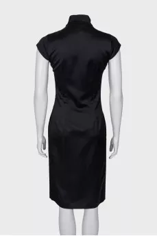 Black short sleeve dress