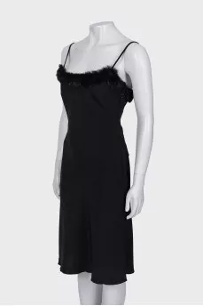 Black dress with straps