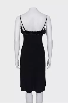 Black dress with straps