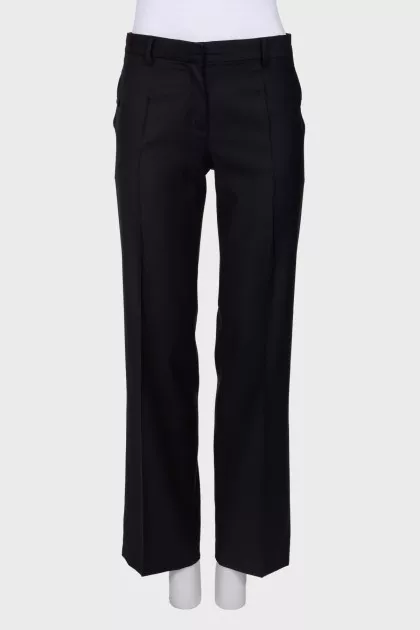 Classic wool trousers