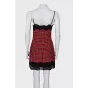 Plaid mini dress