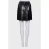 Pleated miniskirt