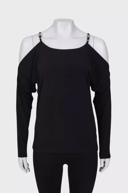 Longsleeve with open shoulders