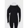 Longsleeve with open shoulders