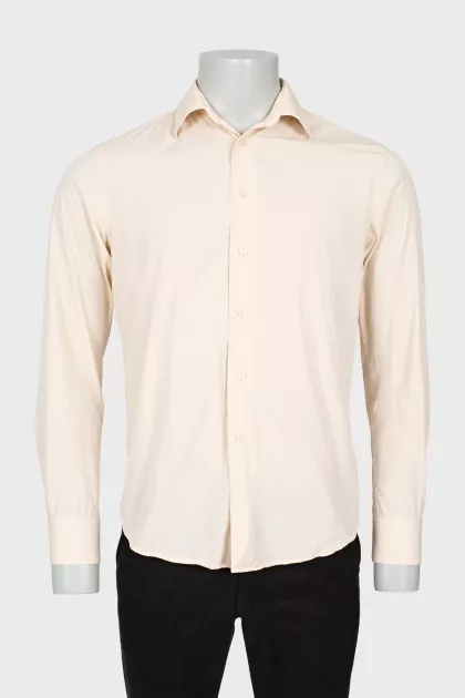 Men's beige shirt