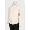 Men's beige shirt